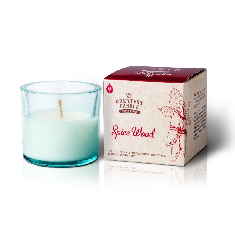 Vonná svíčka ve skle s aroma dřeva a koření The Greatest Candle - 75 g