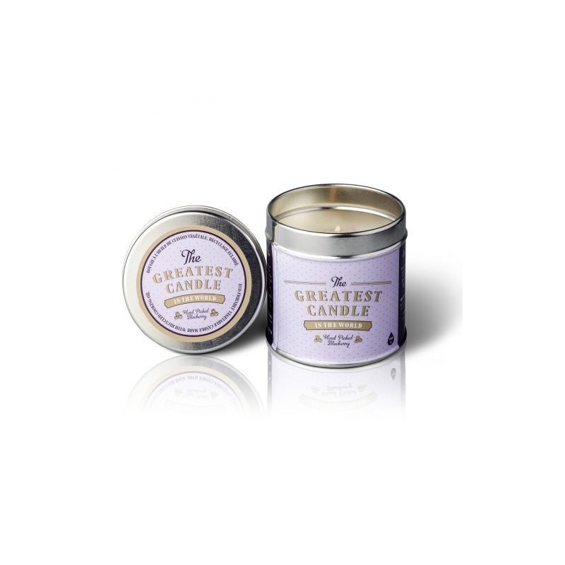Vonná svíčka v plechovce s aroma borůvky The Greatest Candle - 200 g Vonná svíčka v plechovce s aroma borůvky The Greatest Candle - 200 g