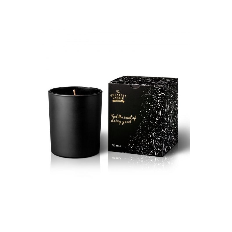 Vonná svíčka v černém skle s aroma fíků The Greatest Candle - 170 g Vonná svíčka v černém skle s aroma fíků The Greatest Candle - 170 g