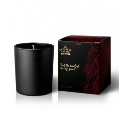 Vonná svíčka v černém skle s aroma dřeva a koření The Greatest Candle - 170 g