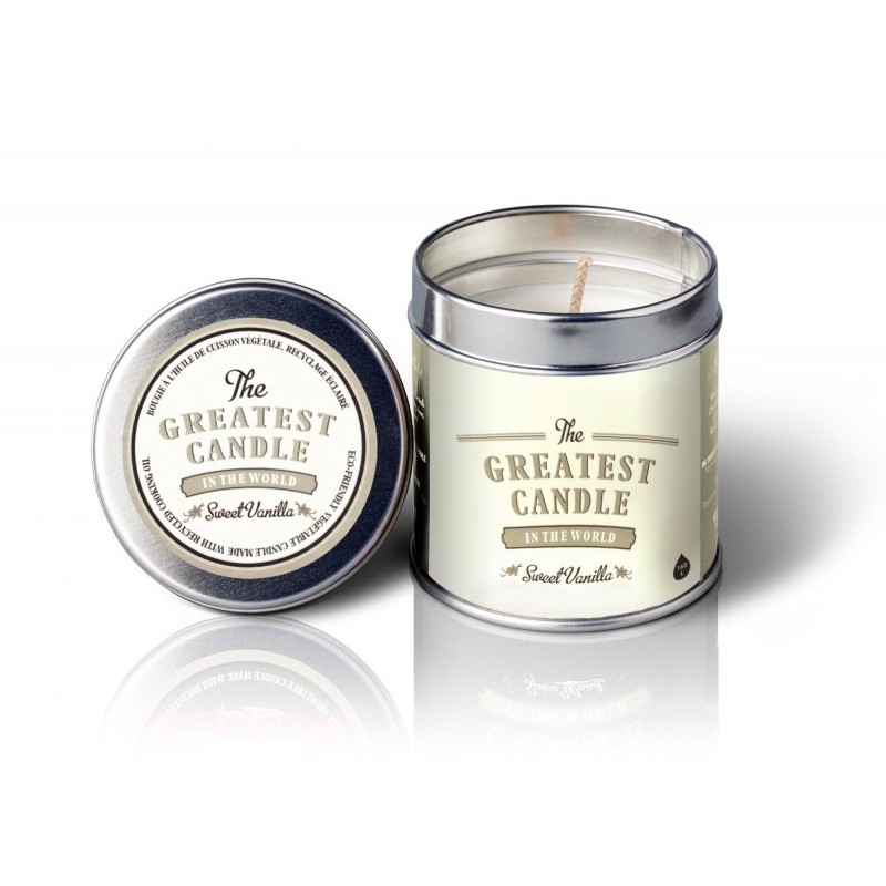 Vonná svíčka v plechovce s aroma sladké vanilky The Greatest Candle - 200 g