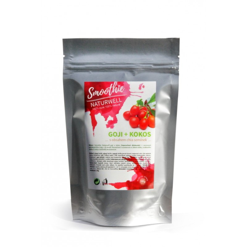 Smoothie Naturwell Goji a Kokos - 100g Smoothie Naturwell Goji a Kokos - 100g