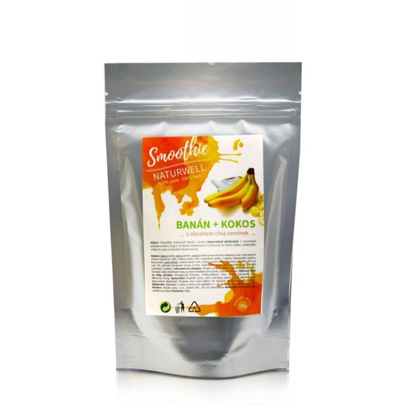 Smoothie Naturwell Čokoláda a Ananas - 100g