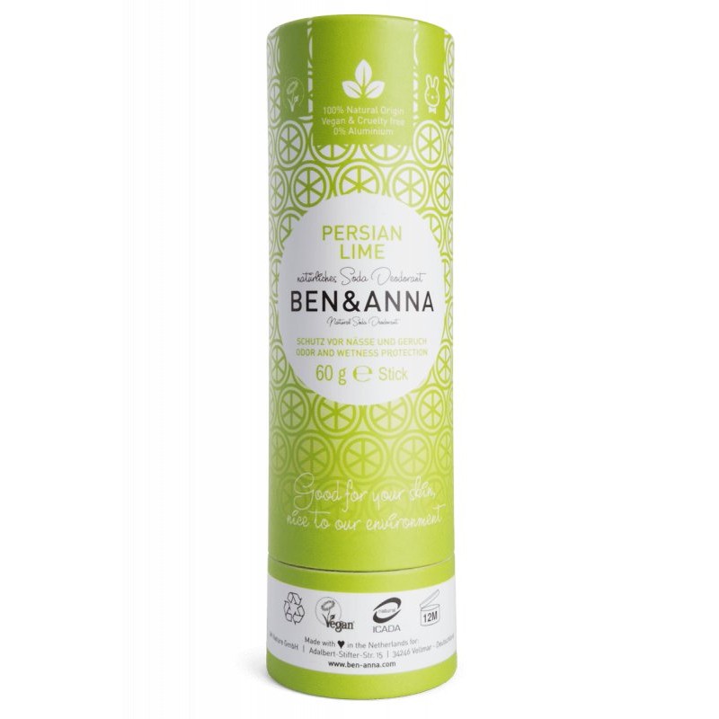 Tuhý deodorant perská limetka Ben & Anna - 60 g Tuhý deodorant perská limetka Ben & Anna - 60 g