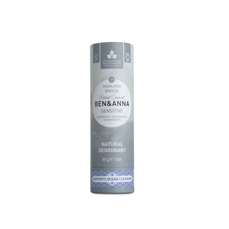 Tuhý deodorant sensitive horský vánek Ben & Anna - 60 g