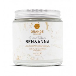 Pomerančová zubní pasta s fluorem Ben & Anna - 100 ml