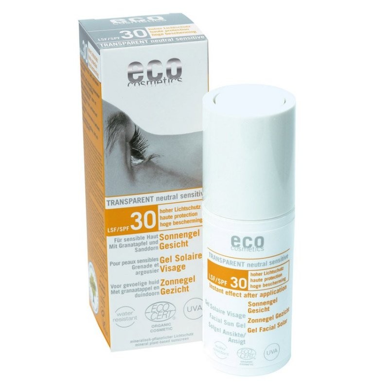 Opalovací gel na obličej SPF 30 Eco Cosmetics - 30 ml Opalovací gel na obličej SPF 30 Eco Cosmetics - 30 ml