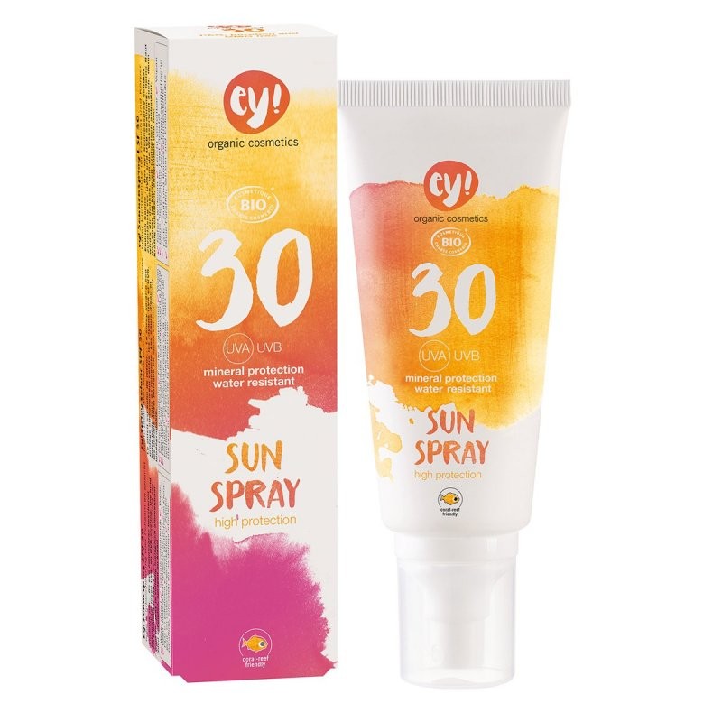 Opalovací přírodní krém ve spreji SPF 30 BIO Ey! - 100 ml