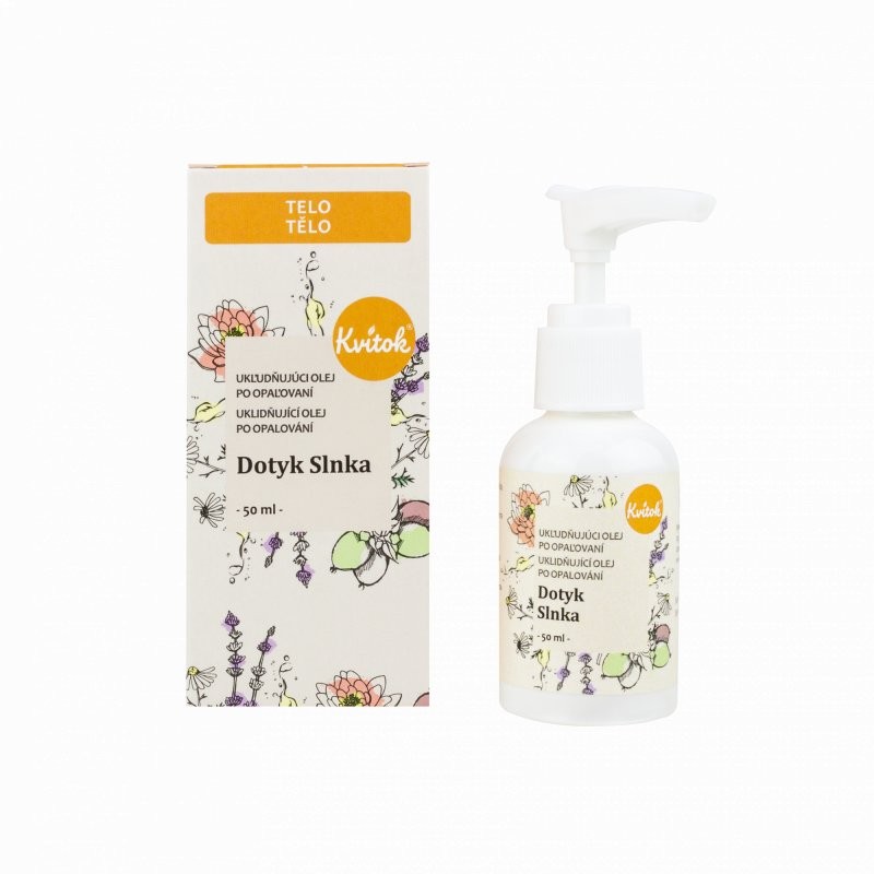 Uklidňující olej po opalování "Dotek slunce" Kvitok - 50 ml Uklidňující olej po opalování "Dotek slunce" Kvitok - 50 ml