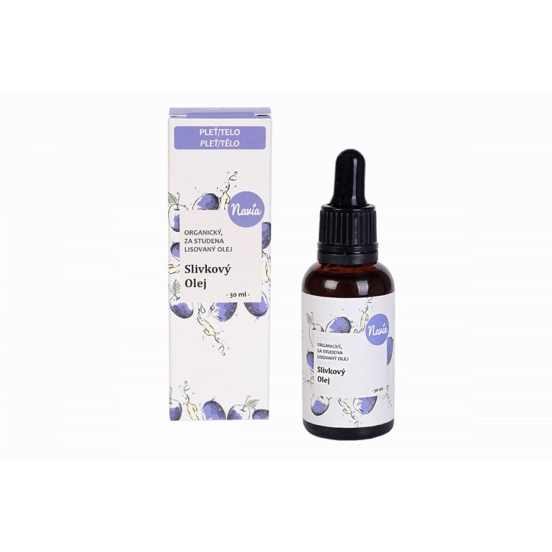 Švestkový olej bohatý na antioxidanty BIO Kvitok - 30 ml