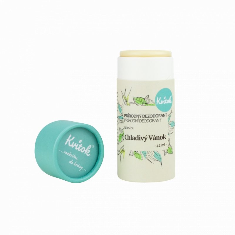 Tuhý deodorant účinný až 24 hodin "Chladivý vánek" Kvitok - 42 ml Tuhý deodorant účinný až 24 hodin "Chladivý vánek" Kvitok - 42 ml