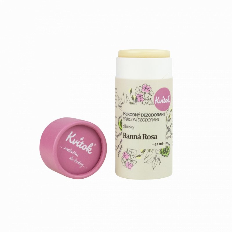 Tuhý deodorant účinný až 24 hodin "Ranní rosa" Kvitok - 42 ml