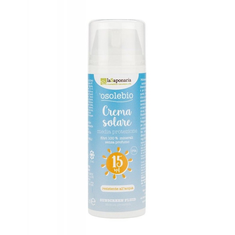 Opalovací krém SPF 15 pro rovnoměrné opálení BIO laSaponaria - 125 ml