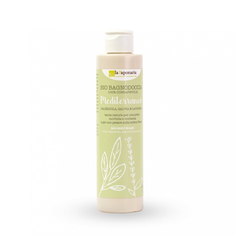 Středomořský sprchový gel s bylinkami BIO laSaponaria - 200 ml