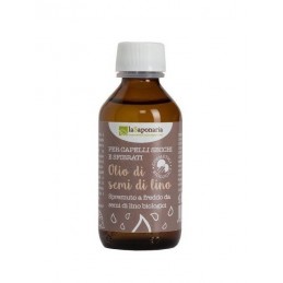 Lněný vlasový olej za studena lisovaný BIO laSaponaria - 100 ml