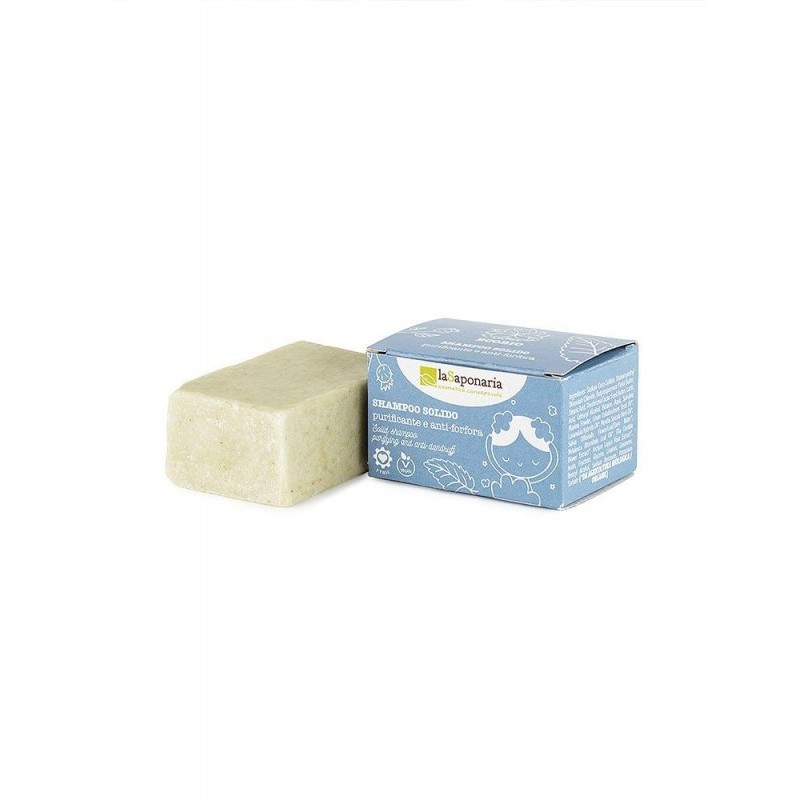Tuhý čisticí šampon proti lupům laSaponaria - 50 g Tuhý čisticí šampon proti lupům laSaponaria - 50 g