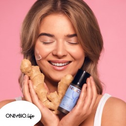 Energizující denní pleťový krém se zázvorem "Hydra Mocktail" OnlyBio - 50 ml