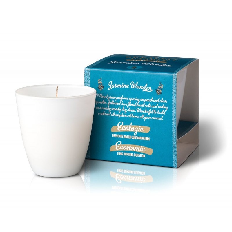 Vonná svíčka ve skle s vůní jasmínový zázrak The Greatest Candle - 130 g Vonná svíčka ve skle s vůní jasmínový zázrak The Greatest Candle - 130 g