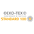 Certifikát: oeko tex standard