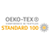 Certifikát: oeko tex standard Certifikát: oeko tex standard