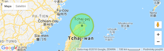 Mapa Taiwanu