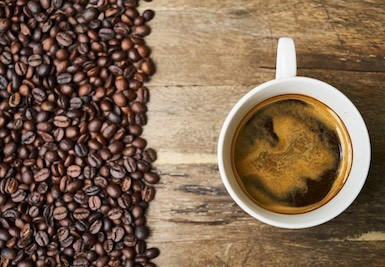 Káva s medicinální houbou reishi